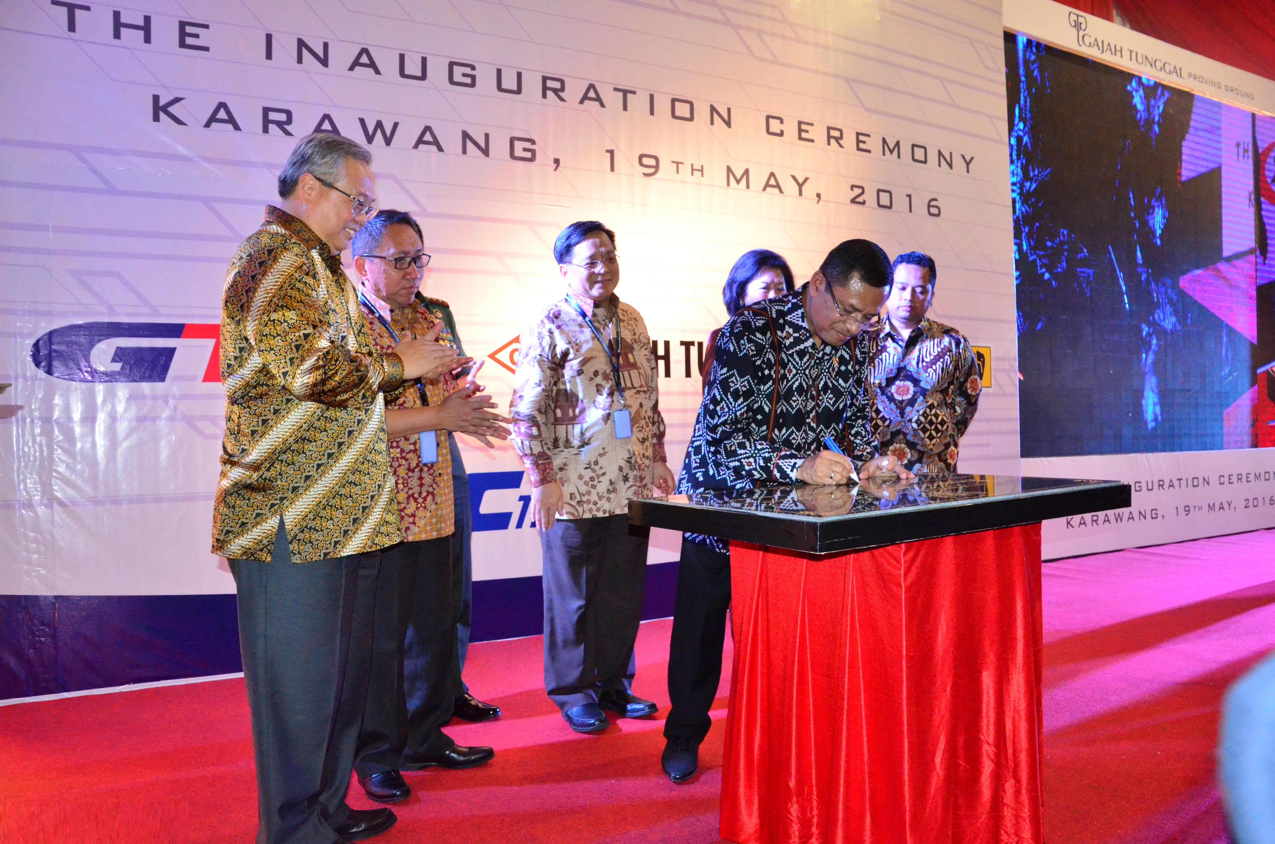 PERESMIAN PROVING GROUND PT GAJAH TUNGGAL TBK