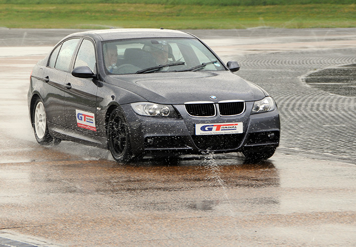 Wet handling testing