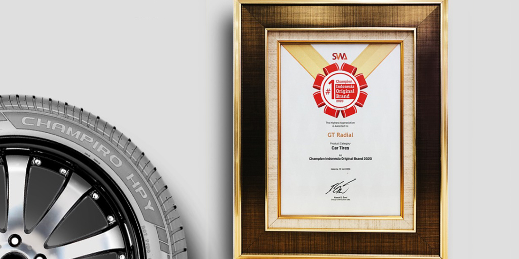 GT Radial Dapatkan Penghargaan Indonesia Original Brand Award 2020