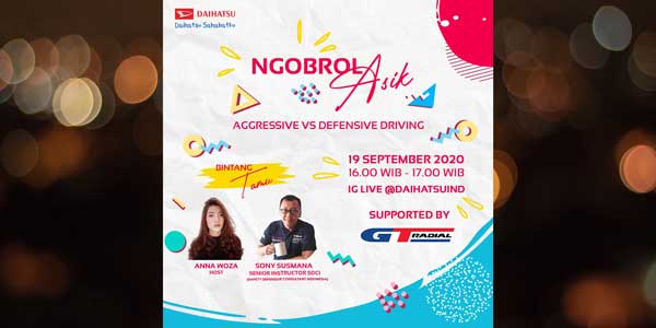 GT Radial & Daihatsu Webinar Tentang Safety Driving Aggressive VS Defensive Driving