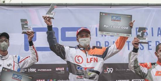 Amandio Jadi Juara Kelas Pro Putaran 1 Indonesian Drift Series (IDS)