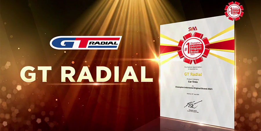 GT Radial Memperoleh Penghargaan Indonesia Original Brand Award 2021