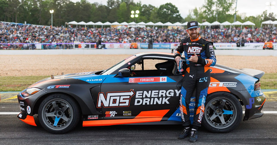 Pembalap GT Radial Chris Forsberg Raih Podium Finish di acara Atlanta Formula DRIFT